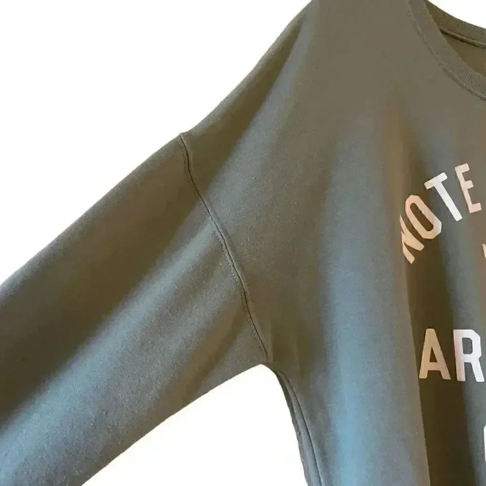 Zoe + Liv Women's Note to Self Graphic Soft Cozy Athleisure Long Sleeves SZ L - Picture 6 of 11